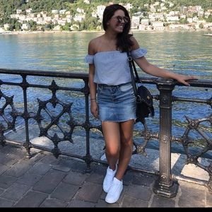 American Eagle Denim Mini Skirt